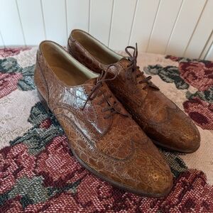 Gravati Wilkes Bashford Split Toe Brown Leather Shoes Men's US Size 10M